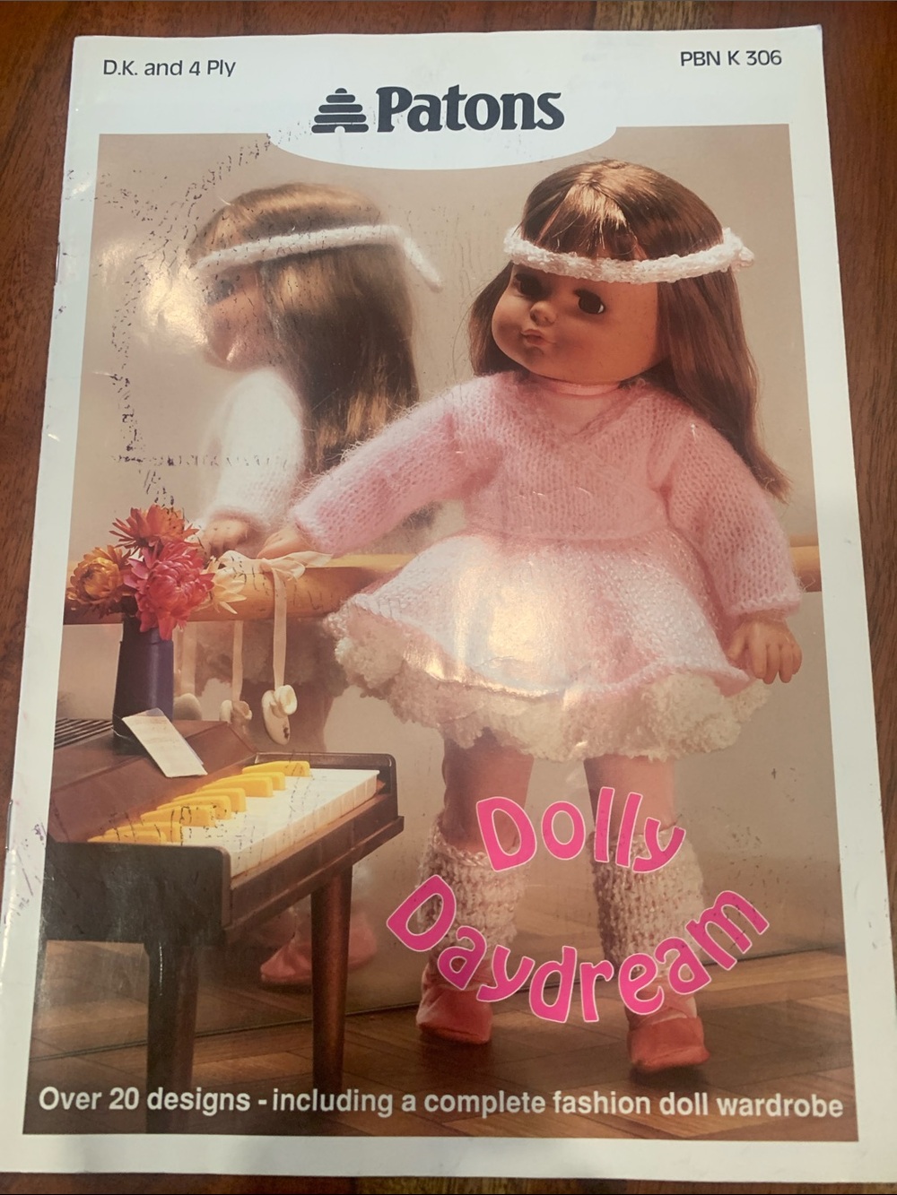 Patons Dolly vintage Daydream various size Doll Knit Patterns
